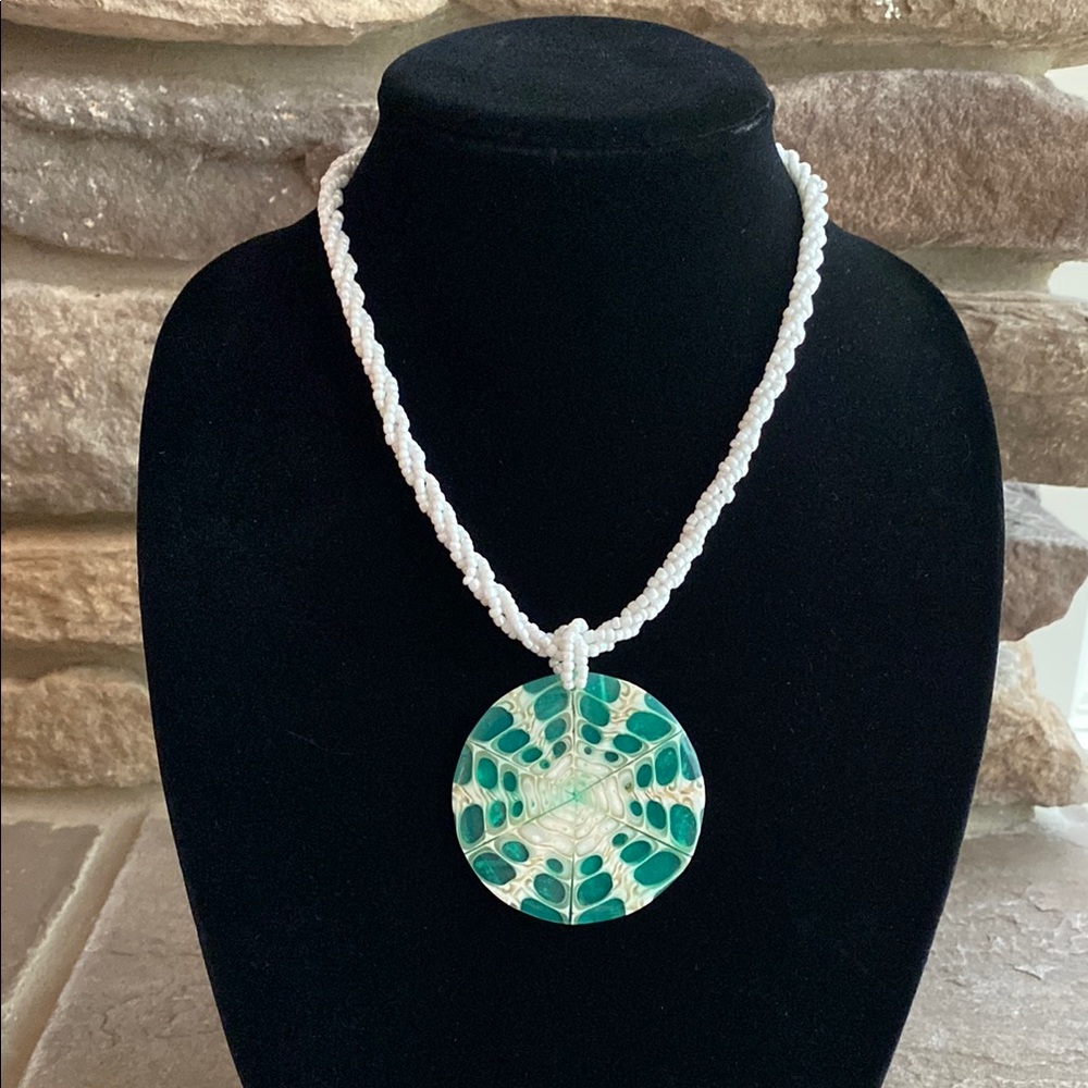 Green Shell Necklace